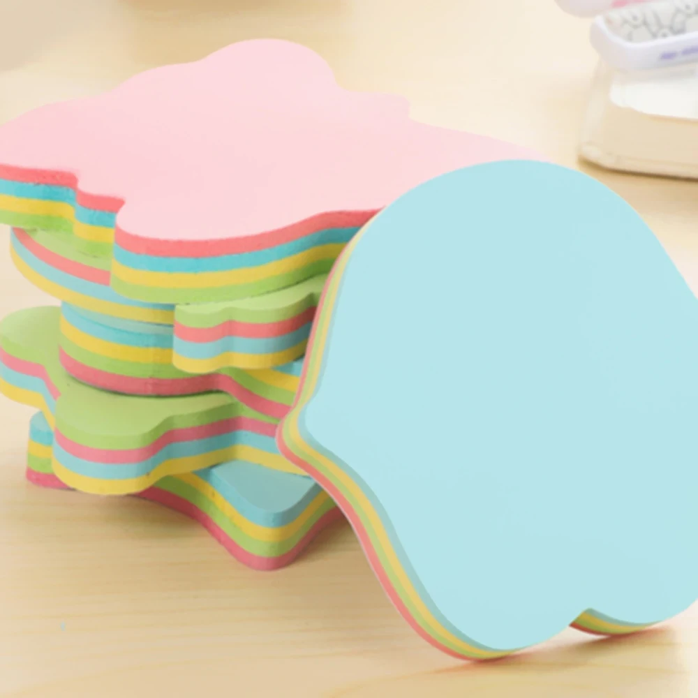 

Lovely Candy Colors Sticky Note Stickers Scrapbooking Planner Stickers Practical Colorful Cute Stationery Self-Stick 100 Sheets