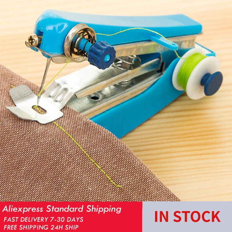 DIY Mask sewing machines Portable Mini Handheld Manual Operation Simple Sewing Tools Home Travel Мини швейная машинка |