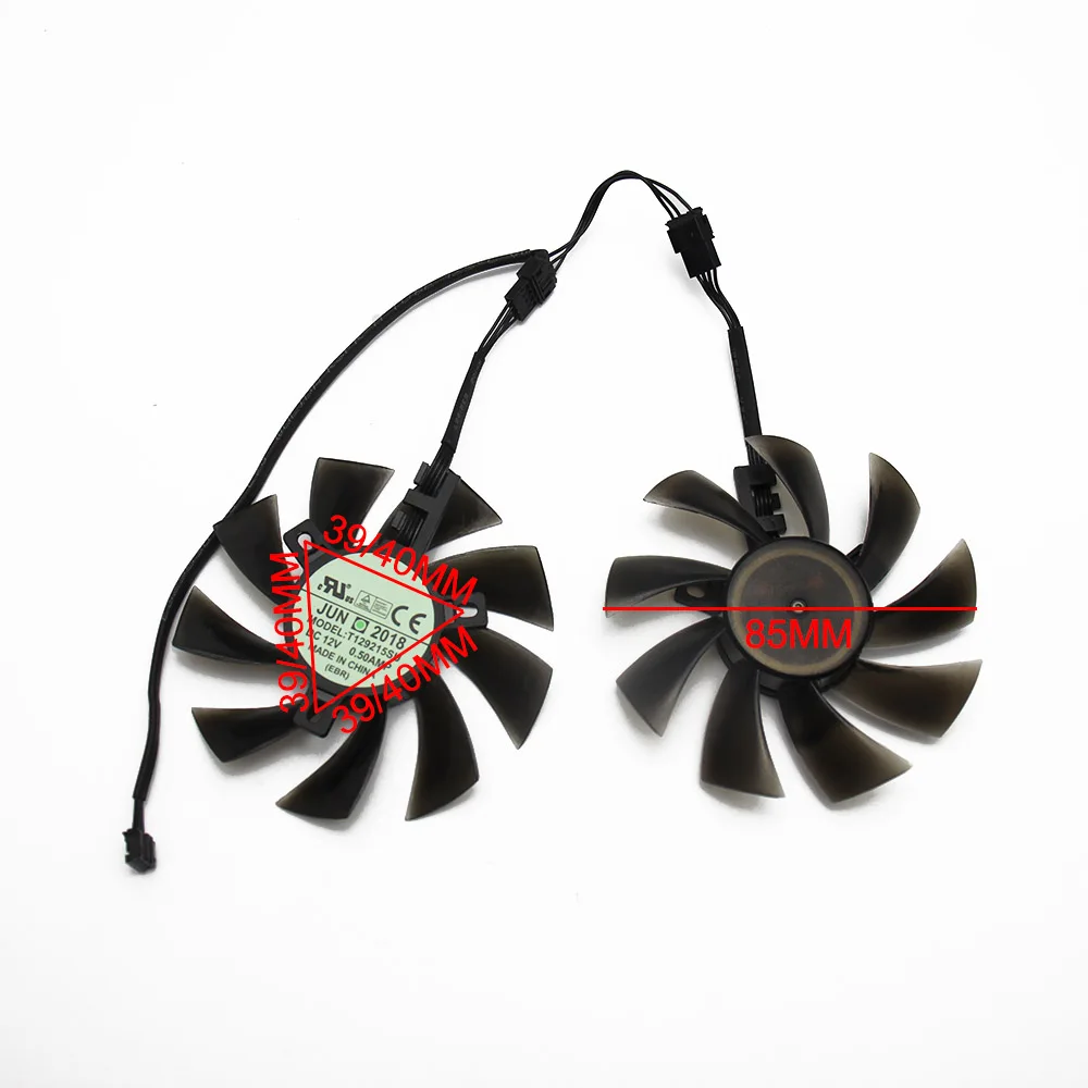 85MM T129215SU Ⱑ Ʈ GTX 1050 ׷ ī  ҿ 4  ð , 1060 1070 960 RX 470 480 570 580
