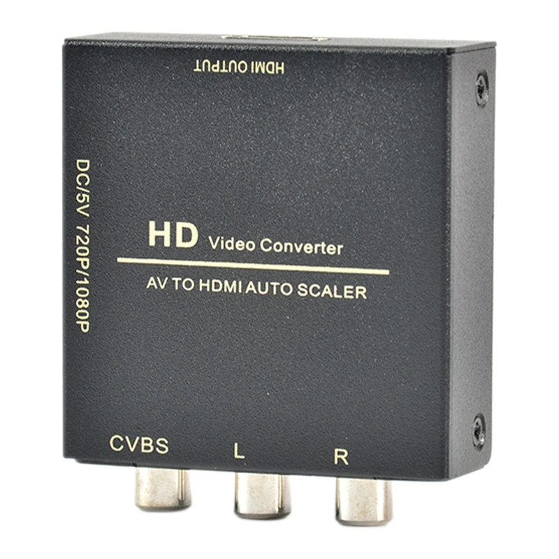 Адаптер NEW-AV к HDMI преобразователь RCA в HD для ПК // PS4/PS3/TV/STB/VHS/VCR/Camcorder/DVD 1080P |