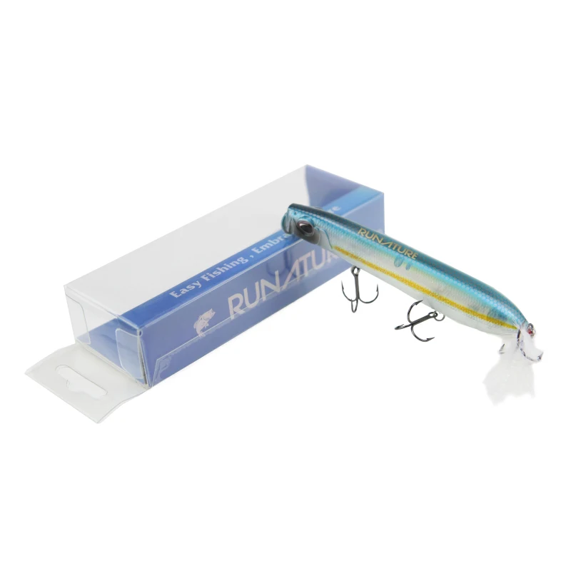 

Runature Topwater Popper Fishing Lure Artificial Lure Hard Bait 105mm/16 Swimbait Tackle for Fishing Popper Bait Fishing Lure