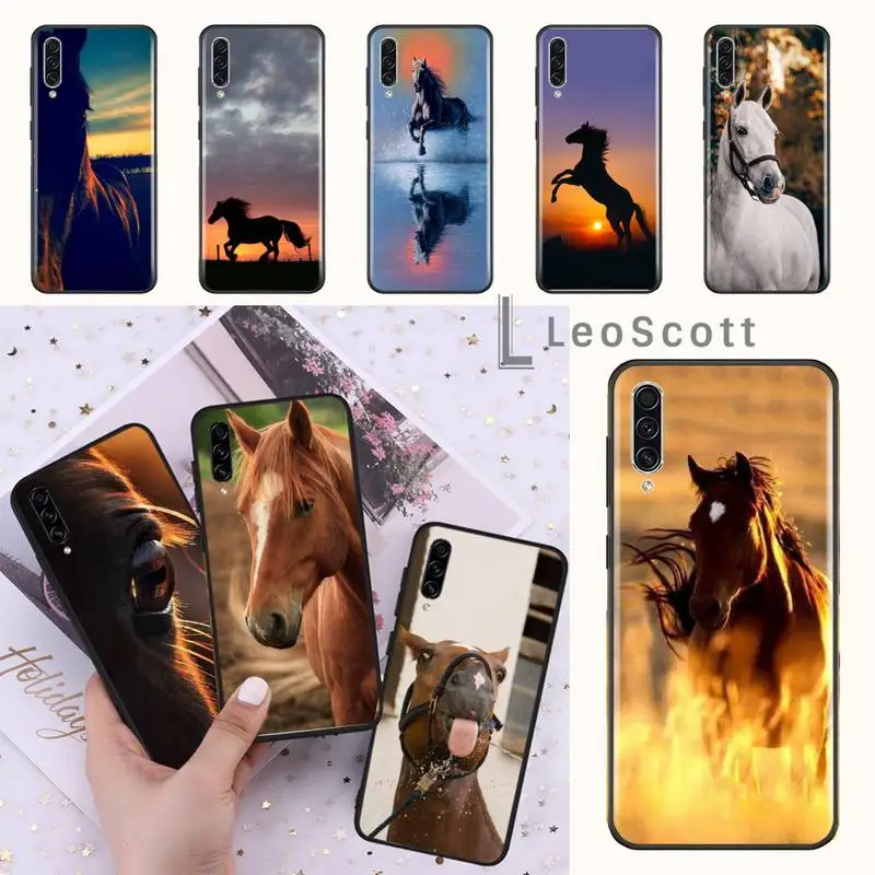 

The Great beauty horse Phone Case For Samsung Galaxy M10 20 30 A 40 50 70 71 6S A2 A6 A9 2018 J7 CORE PLUS STAR S10 5G C8