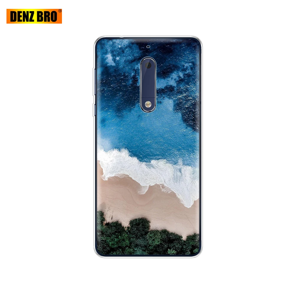 61918 Для Nokia 1 2 2,1 3 3,1 5 5,1 плюс Мягкий силиконовый чехол из ТПУ на заднюю панель для чехол для телефона 360 Полный ударопрочный чехол Бампер корпус - Цвет: 61918