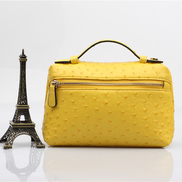 Fashion Designer Handbag Ostrich Pattern Portable Bag Clutch Bag 2022 Lady Hand Bag Purse Make Up Bag Trend Bag
