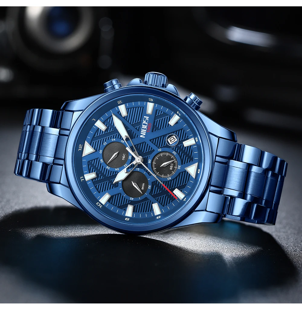 Luminous & Multifunctional Dial Watch 2510 Nibosi