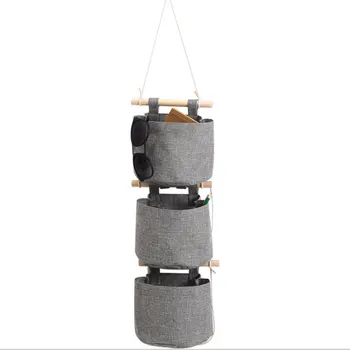 

Wall Door Hanging Wardrobe Storage Bag Stackable Organizer Flower Pot Sundries Container Magazine Pockets Bedroom Supplies