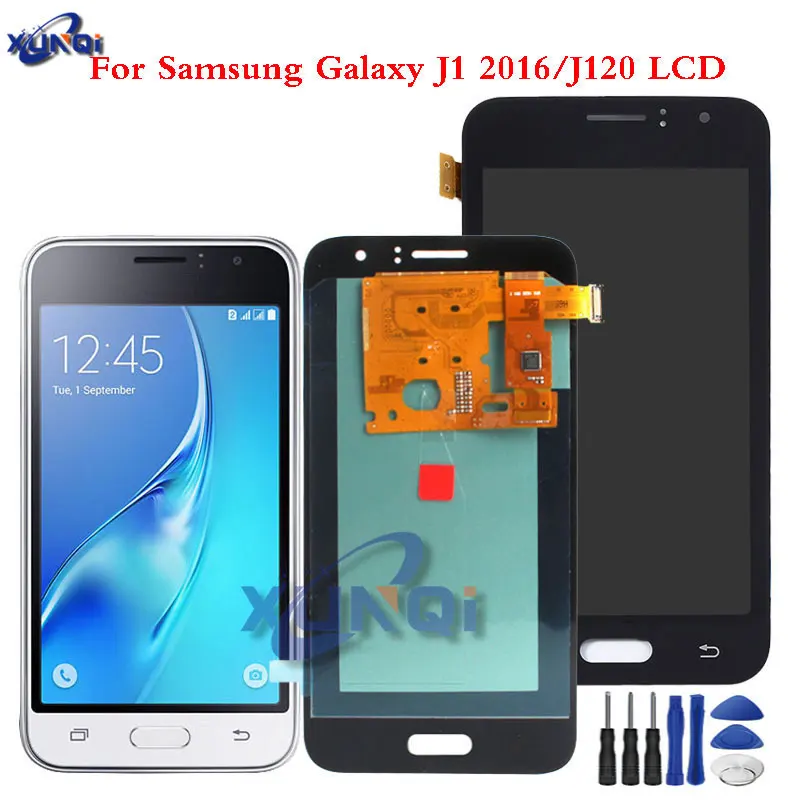 

AMOLED/TFT For Samsung Galaxy J1 2016 Display J120 LCD Touch Digitizer Sensor Glass J120F LCD Display J120H J120 Screen J120M