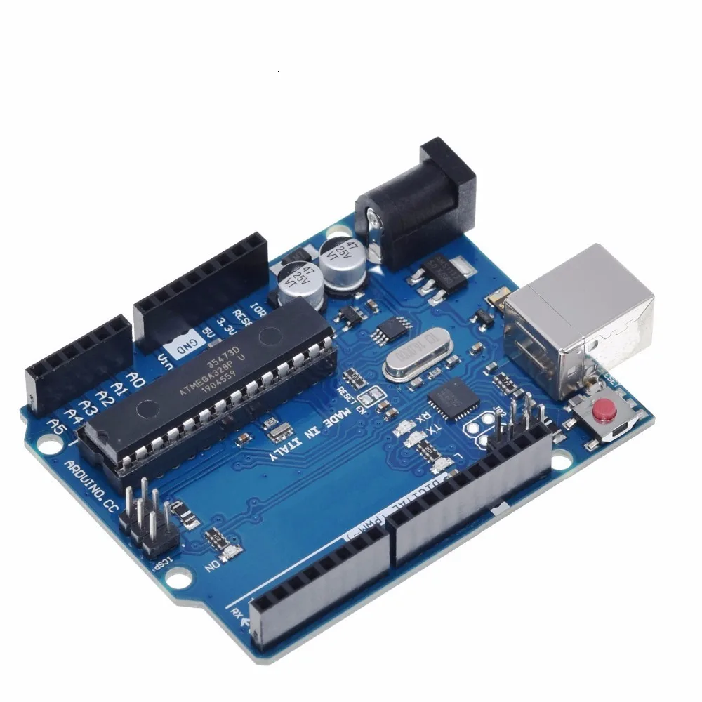 Официальный UNO R3 микро контроль Лер подлинный обучения развития плата управления USB кабель совместимый для Arduino UNO R3