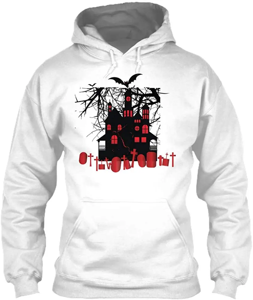 Забавный ужас Хэллоуин свитшот-Футболка-Gildan 8 унций Тяжелая смесь Hoodieunisex мужчины