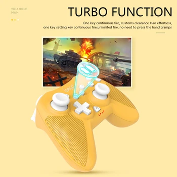 

Portable Controller Carrying Wireless Joystick Dustproof Decor for ipega N-Switch/PC/PS3 TURBO Vibration Six-Axis