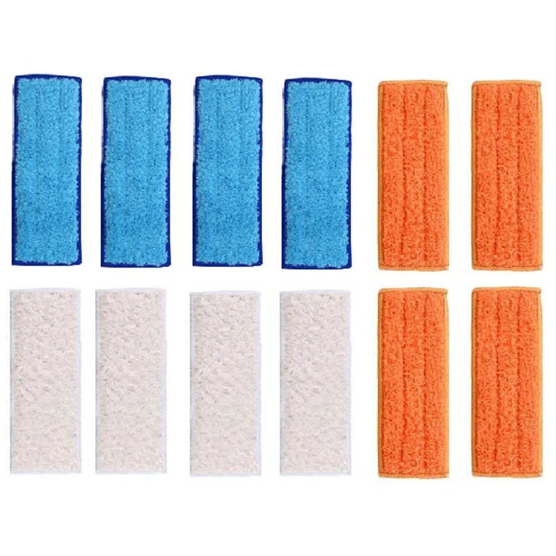 

12 Pcs/Lot Robot Cleaner Brushes Spare Parts 4Pcs Wet Pad Mop +4Pcs Damp Pad Mop + 4Pcs Dry Pad Mop for IRobot Braava Jet 240 24
