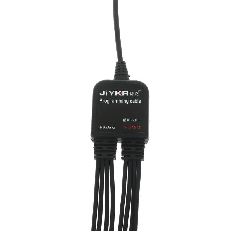 Abbree 8 в 1 USB кабель для программирования для Baofeng UV5R UV82 888S для TYT Kenwood Motorola Yaesu Icom HYT рация для автомобиля