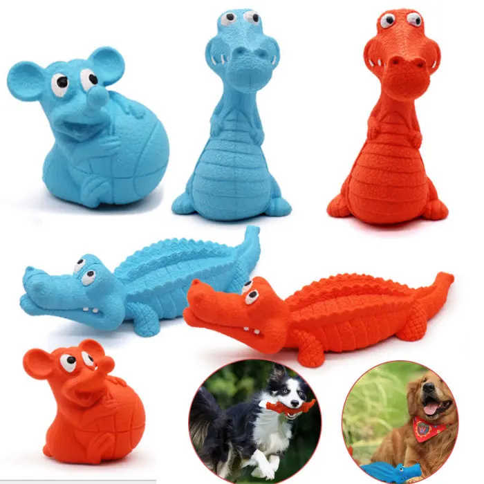 Игрушки для жевания собак, Мультяшные животные в форме укуса, устойчивые для чистки зубов, вокальные игрушки JS22