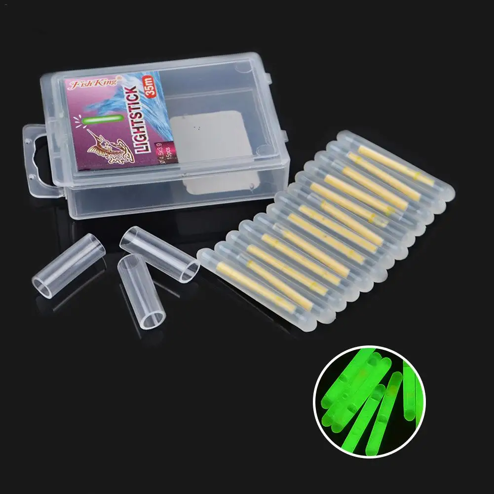 

15Pcs Green/Red Night Fishing Glow Luminous Night Fishing Stick Light Stick