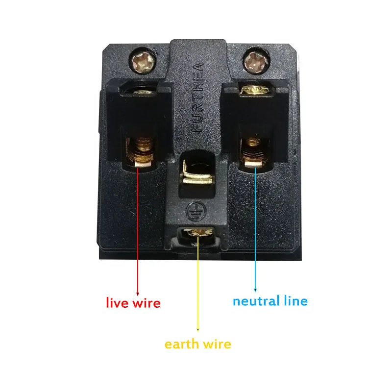 Панель из алюминиевого сплава AC 110-240V USB аудио VGA Сеть HDMI интерфейс боковая загрузка электрическая розетка плата питания алюминиевая розетка
