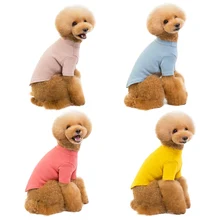 Футболка для собак осенне-зимняя теплая одежда для собак Футболка из полиэстера костюм щенка для маленьких собак Одежда для домашних животных лучший подарок