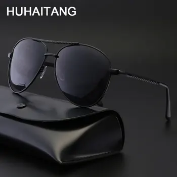 

HUHAITANG Vintage Classic Polarized Sunglasses Mens Luxury Brand Designer Men Driving Sun Glasses Outdoor Polarizing Sunglass