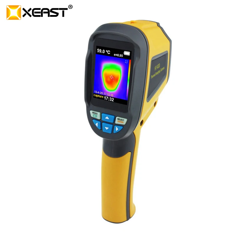 

HT-02 Handheld IR Thermal Imaging Camera 60x60 Infrared Image Resolution 3600 Pixel Digital Display Thermal Imager