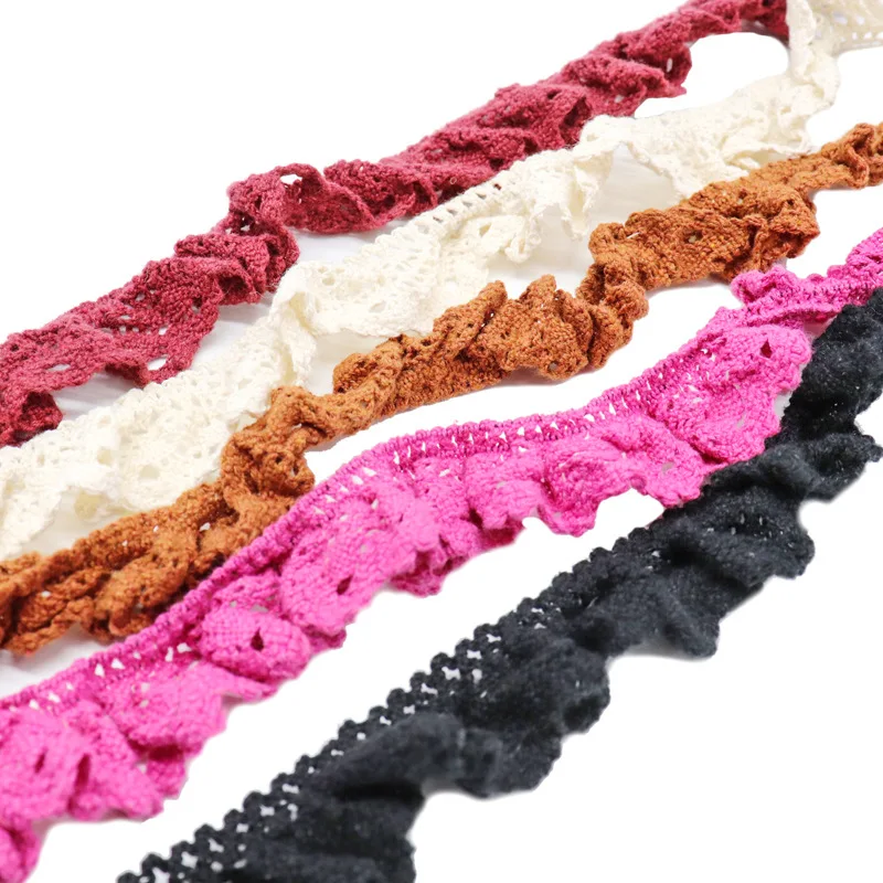 

2.5cm cotton lace DIY clothing accessories knitted webbing women's home lace