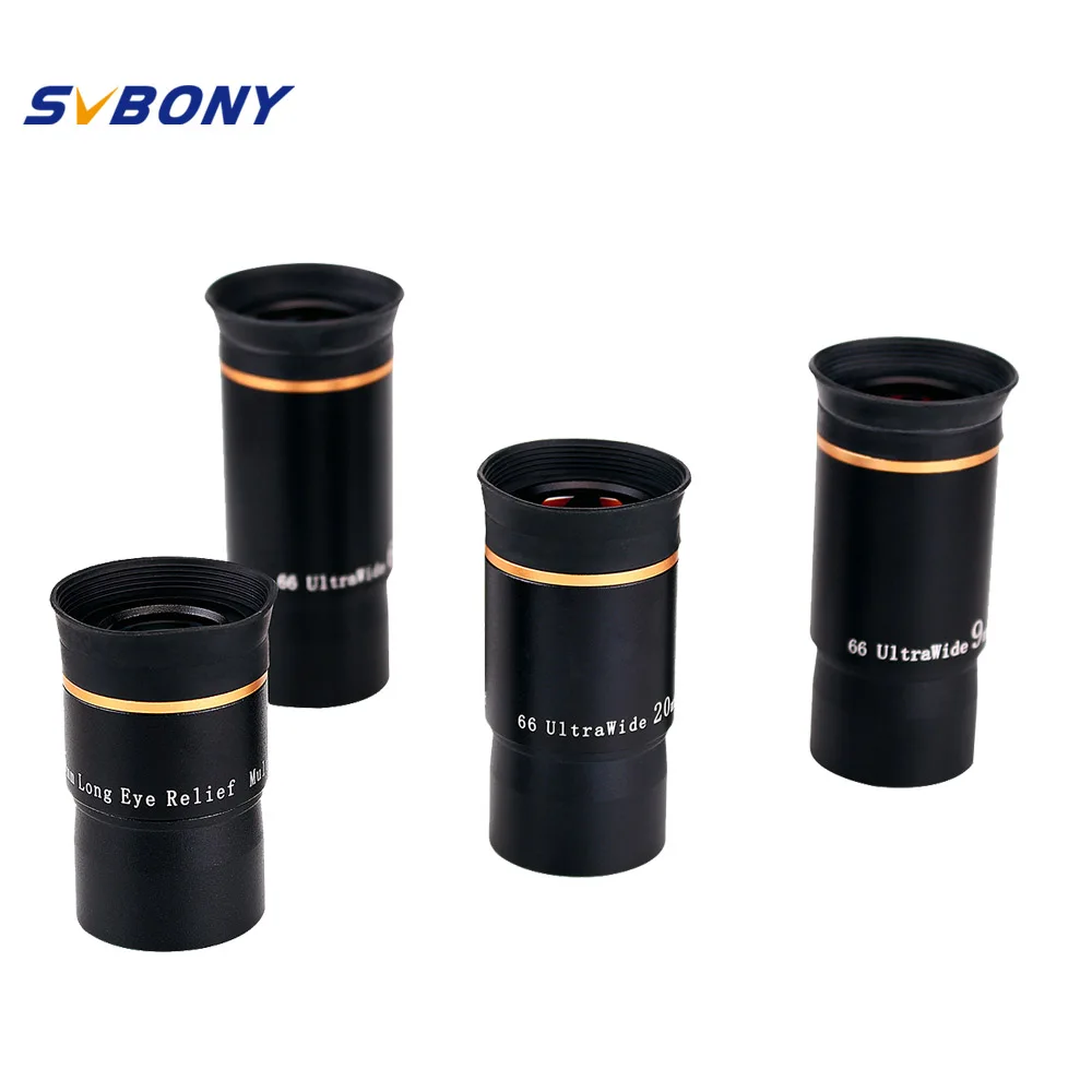 Набор аксессуаров для телескопа SVBONY 1 25 &quot6/9/15/20 мм 66 De ультра широкий угол FMC набор