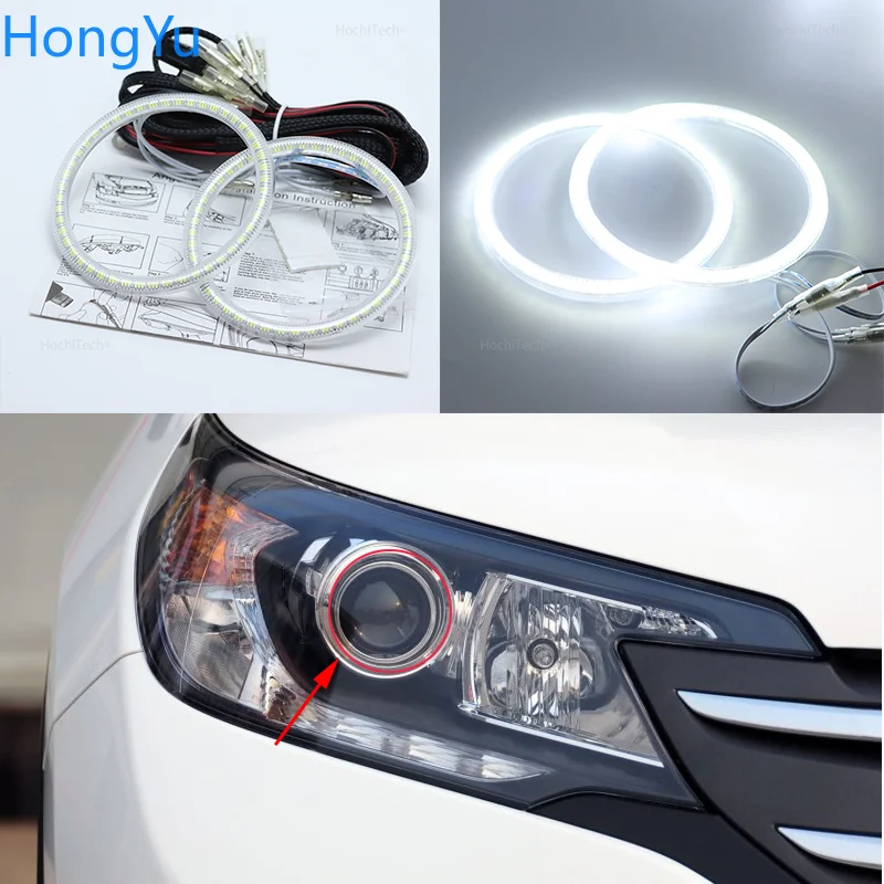 Для honda CR V CRV 2012 2013 Smd комплект светодиодов глаза ангела отличное Ультра яркое
