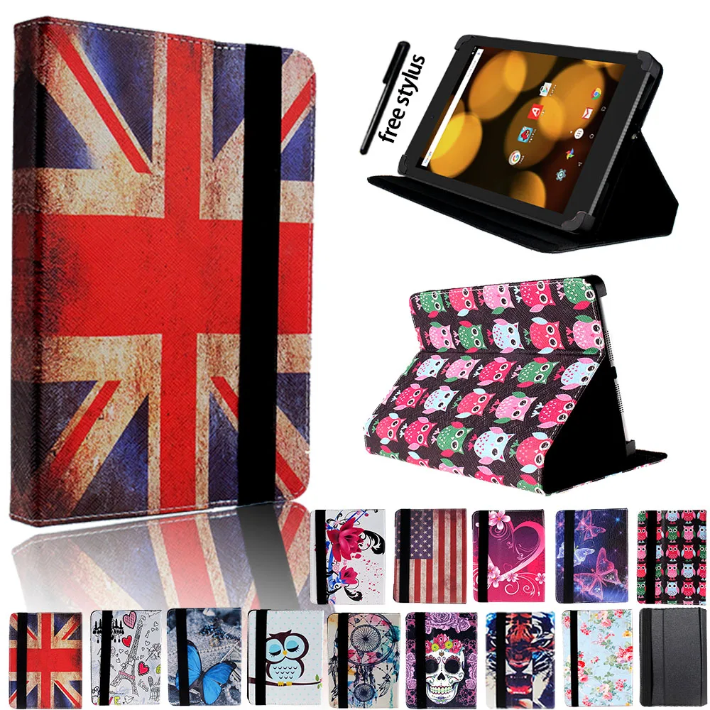 For Argos Bush Breezie/Argos Spira B1/Spira B2 FHD 10"/Argos Eluma/Eluma B1 10.1" PU Leather Stand Tablet Case+pen | Компьютеры и