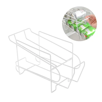 

Cans Beer Cola Kitchen Storage Double-Layer Shelf Desktop Storage Rack For Home Kitchen Tableware Supply