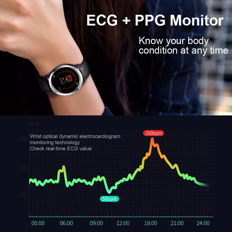 E70 IP68 Смарт часы IP68 Водонепроницаемый ЭКГ+ PPG кровяное давление монитор сердечного ритма Bluetooth IOS Android Мужские Женские Смарт-часы