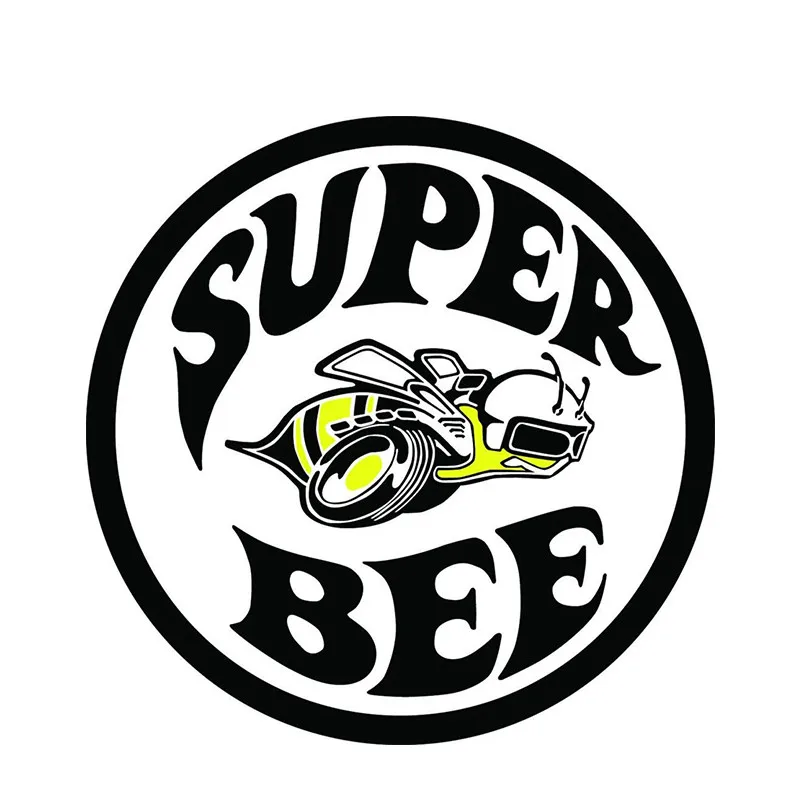 

Car Stickers Decor Motorcycle Decals Super Bee Decal Decorative Accessories Creative Sunscreen Waterproof PVC,12cm*12cm