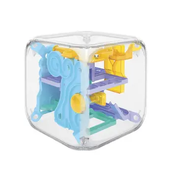 

1Set Mini 3D Magic Maze Cube Labyrinth Rolling Ball Puzzle Game Toys for Kids Children Intelligent Toy Gifts