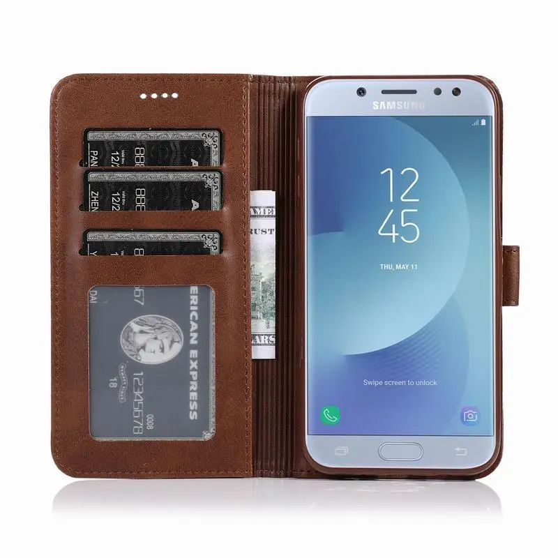 Чехол для samsung Galaxy J7 Pro чехол s On J730 роскошный Магнитный флип-чехол с подставкой кожаный чехол для телефона для Samusng J 7