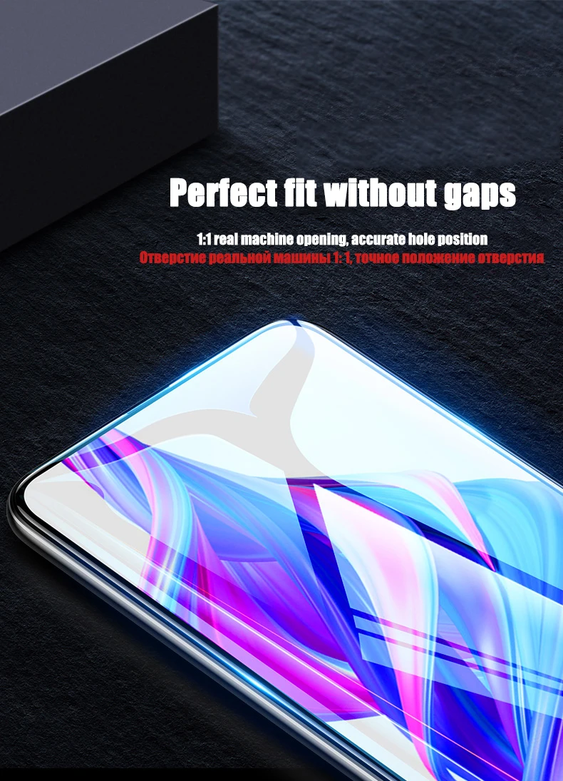 6D закаленное стекло для huawei Honor 9X полное покрытие изогнутая защитная пленка на экран для huawei Honor 9X Pro защитное стекло