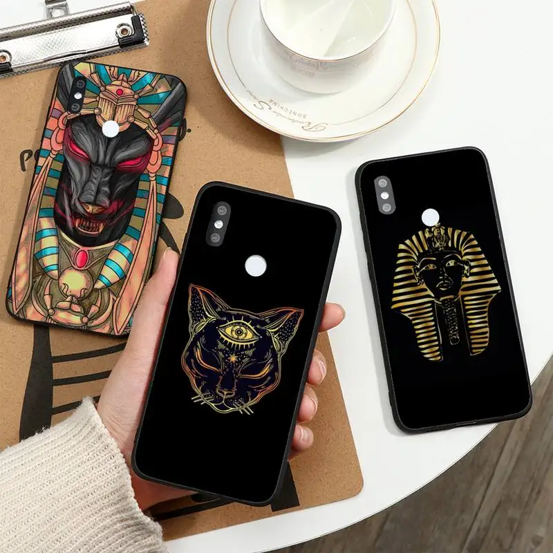 Чехол для телефона высокого качества с рисунком Фараона из Египта Xiaomi Redmi note 7 8 9 t