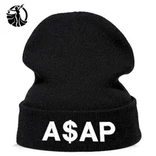 Высококачественные шапочки, шапка для мужчин и женщин с буквенным принтом, Повседневная модная вязаная зимняя шапка в стиле хип-хоп, Лыжная Шапочка