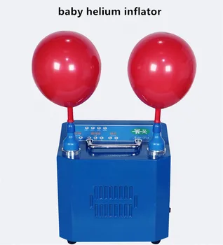 Cheap Boron Helium Inflator Electric Balloon Inflator Filler Portable Dual Nozzle Inflator/Blower Air Pump Electric Balloon Air Pump