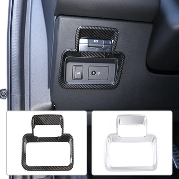 

ABS Carbon Fiber For Land Rover Range Rover Evoque L551 2019 2020 Electronic Hand Brake P File Decorative Cover Car Accessories