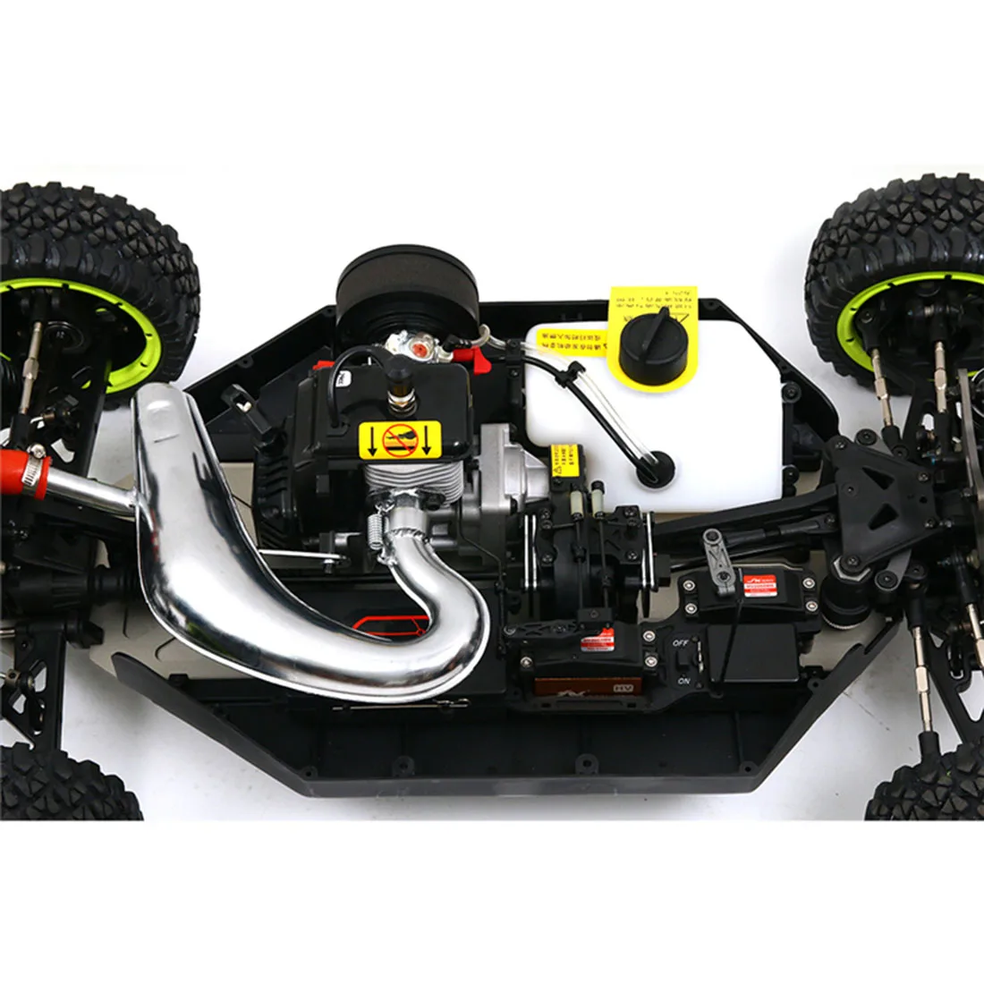 1:5 Масштаб 2,4G 4WD высокая скорость RC Бензин короткий ход грузовик внедорожник-синий