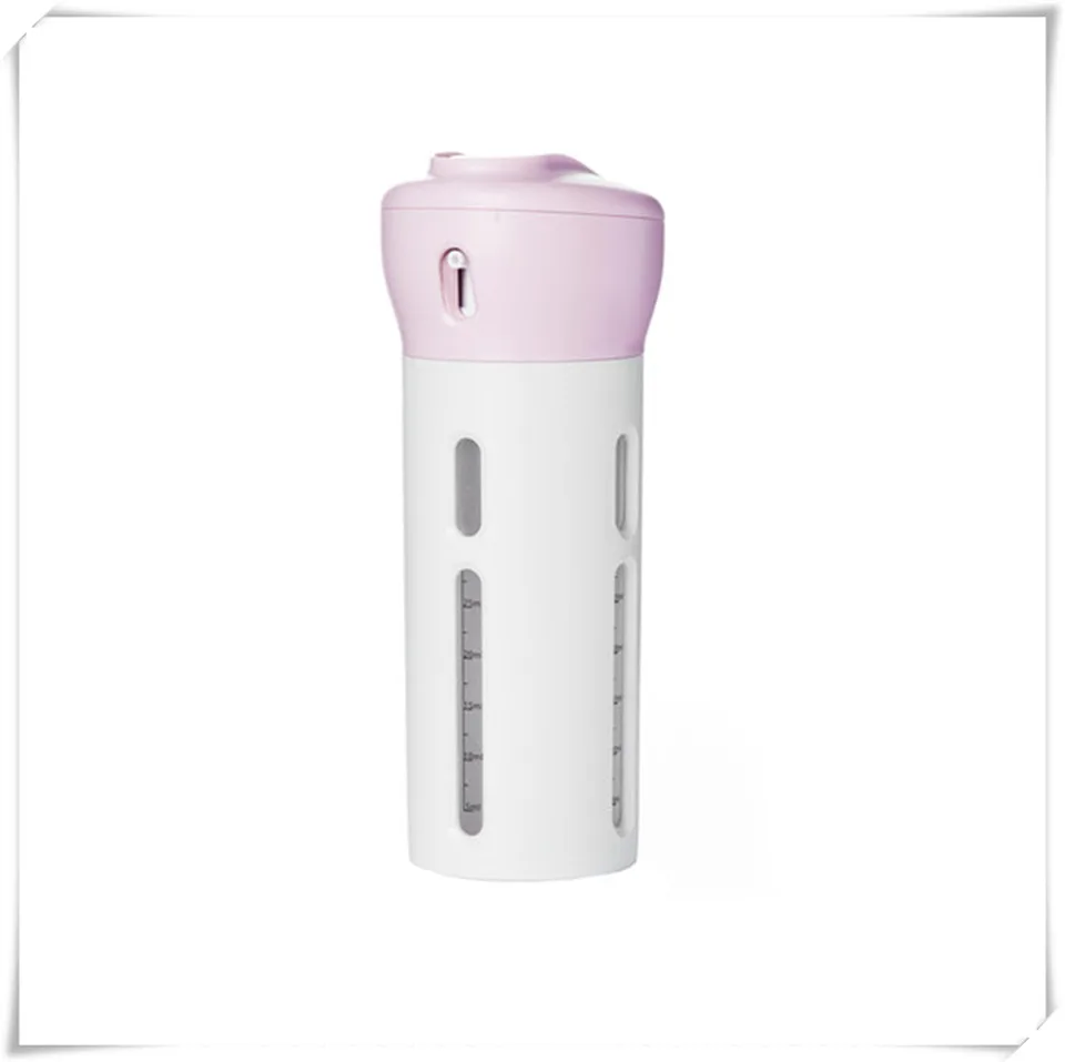 MSJO 4 в 1 дорожный диспенсер для геля и лосьона для душа шампунь диспенсер Аксессуары Мега душ Пресс контейнер многоразового мыла бутылки - Цвет: 40ml x 4 Pink