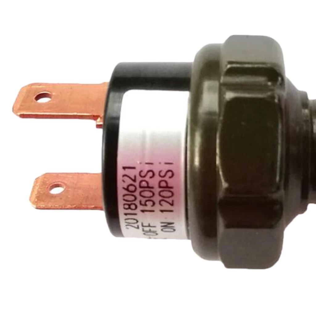 Heavy Duty Air Pressure Control Switch Valve 1/4'' NPT 120-150 PSI for 12V Air Compressor, Air Tool Parts & Accessories