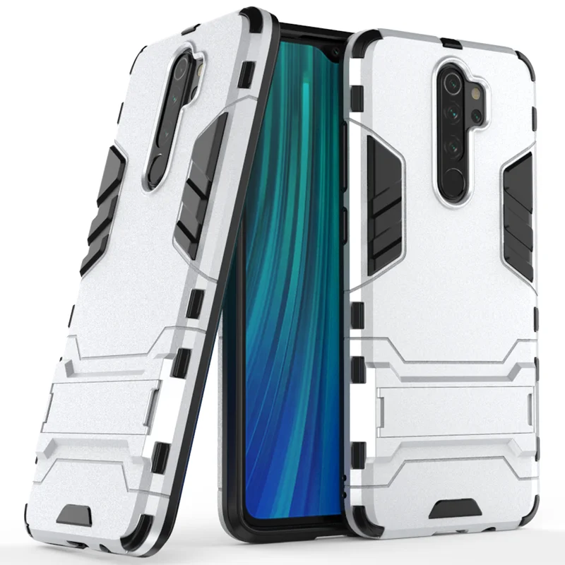 Чехол для Xiaomi Redmi Note 8 Pro, задняя крышка для телефона Xiaomi Redmi Note8 Pro, устойчивый к падению отпечатков пальцев, чехол с подставкой