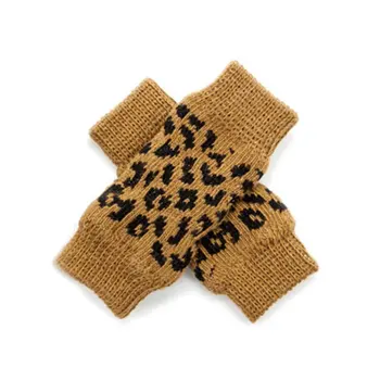 

Cute Cotton Puppy Dogs Pet Knits Socks Anti Slip Skid Bottom Open-ended Leg Warmers Pet's Care Products