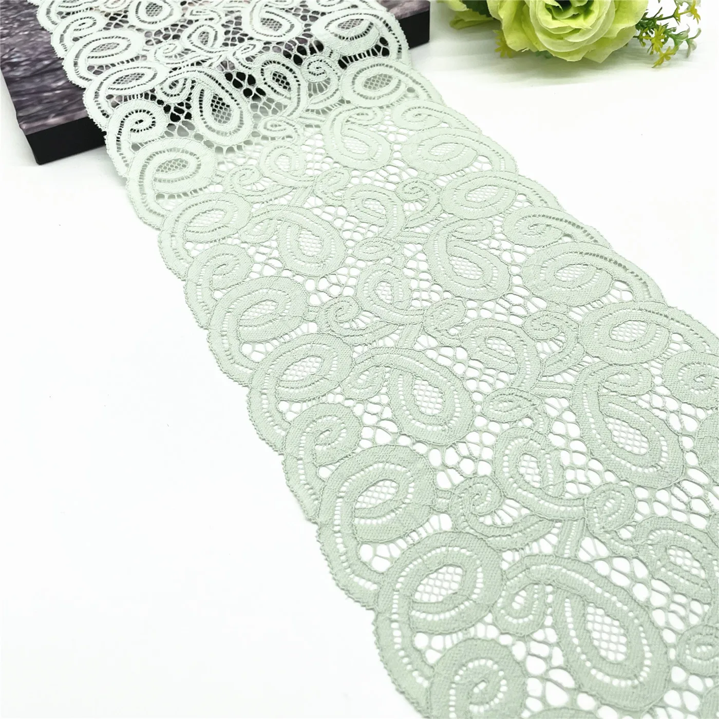 3y/lot 7 1/2 inch 19cm Light Green With Foil 4