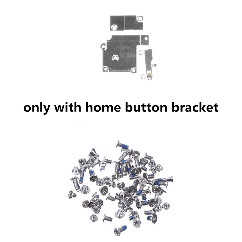 

for iPhone 6 6s 6 Plus 6s 7 8 Plus Full Set Small Metal Internal Bracket Shield Plate Kit Full Screw Set with Bottom Screws