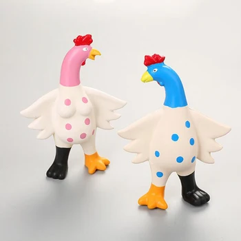 

Pet Toy Dog Latex Vocal Toy Funny Wave Point Screaming Chicken Dog Biting Toy Pet Molar Chewing Toy