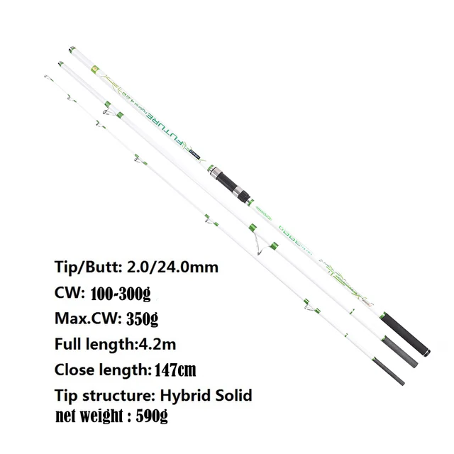 超耐性釣り竿,サーフキャスティング,高炭素,4セクション,100-250g, 100-250g, 3セクション,高品質 超耐性釣り竿,サーフキャスティング,高炭素,4セクション,100-250g, 100