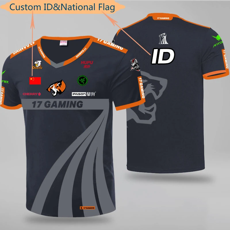 CS: GEHEN Esports Team 17 командный игрок Джерси командная форма Angepasst ID Fans Spiel футболка с v