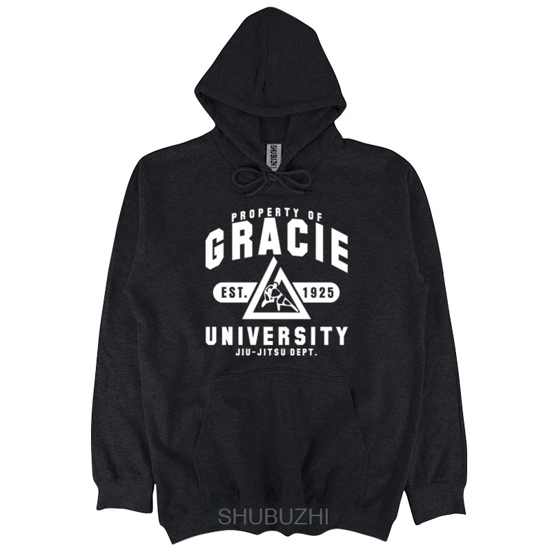 

bjj brazilian jiu jitsu gracie university shubuzhi men hoody cotton o-neck casual sweatshirt fashion hip-hop cool punk hoodies