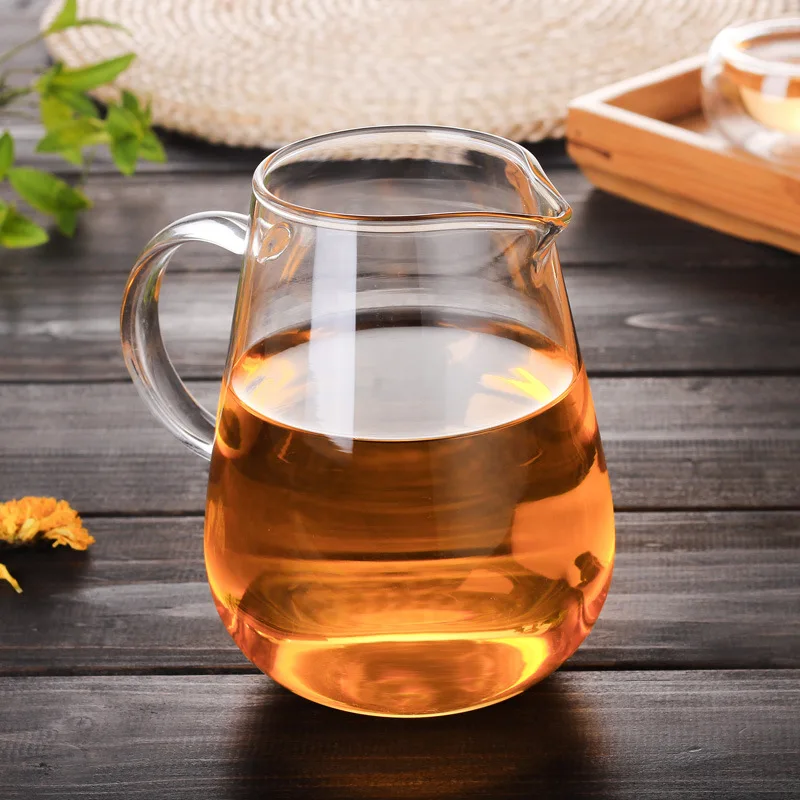 

Live--Kung Fu Tea Set Accessories Heat-resistant Glass Thick Pitcher High-temperature Resistant Tea Pot Large Capacity Tea Pitch