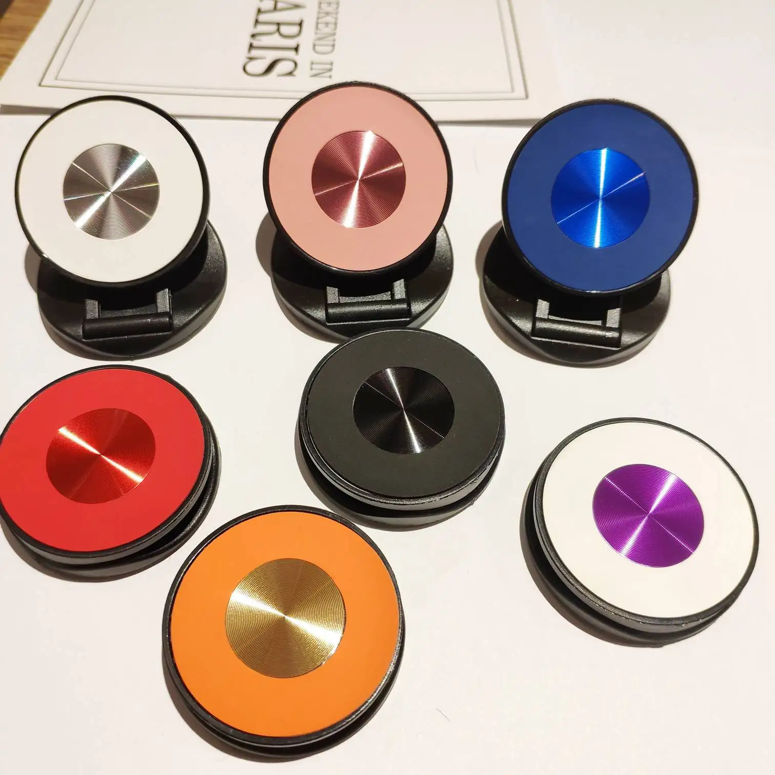 

Newed universal Mobile Phone grip Expanding Holder luxury plating Stand/marble Pattern Telescopic Finger Ring Holder Phone stand