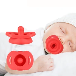 Baby Sleeping Silicone Pacifier Newborn Infant Retractable Appease Teat Pacifier Dust-Proof Dummy Nipple Baby Chewing Teether